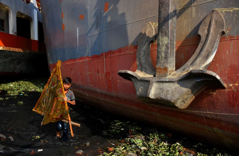 Boy With Fishing Net by MD MAHABUB HOSSAIN KHAN — canvas wall art
