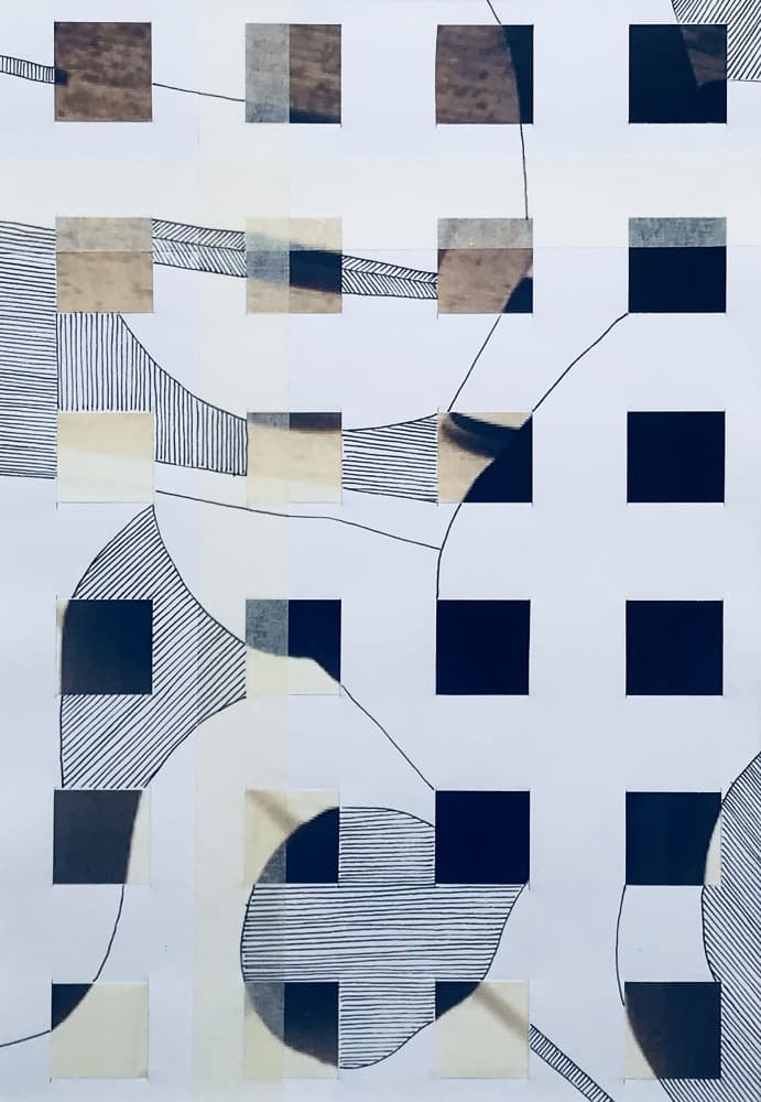 Abstract Squared Patterns by kellymariesmith — canvas wall art