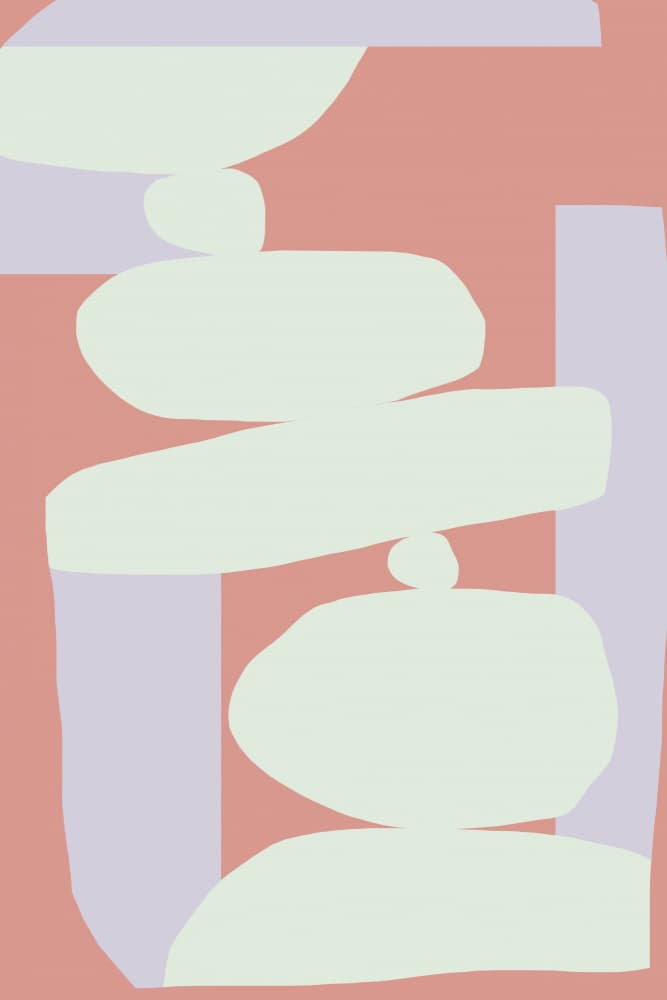 Balanced Organic Shapes by Treechild — canvas wall art