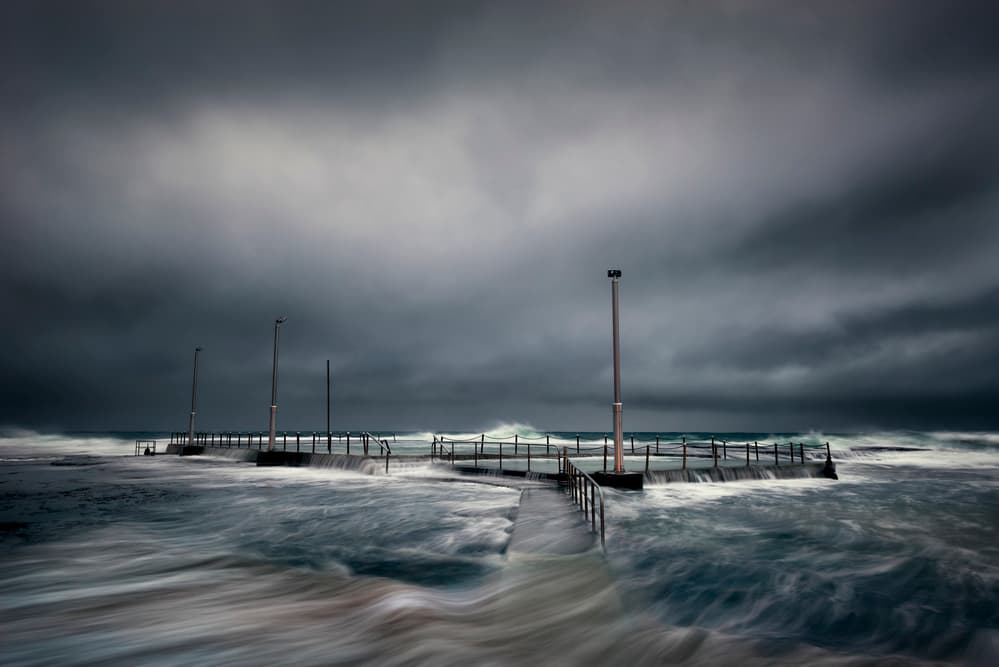 Stormy Ocean Pool by Richard Vandewalle — canvas wall art