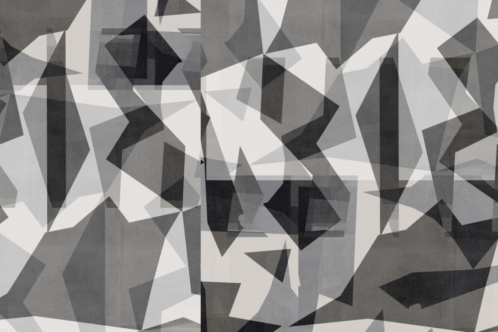 Abstract Geometric Shapes by cartissi — canvas wall art