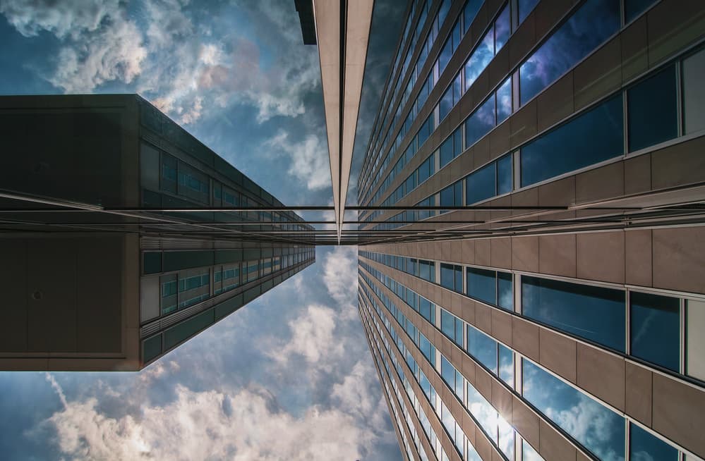 Sky High Reflections by Henk van Maastricht — canvas wall art