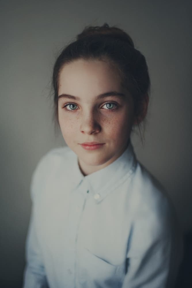 Thoughtful Young Girl by Natalia Zhukova — canvas wall art