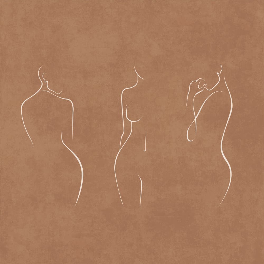 Silhouette Grace by Emel Tunaboylu — canvas wall art