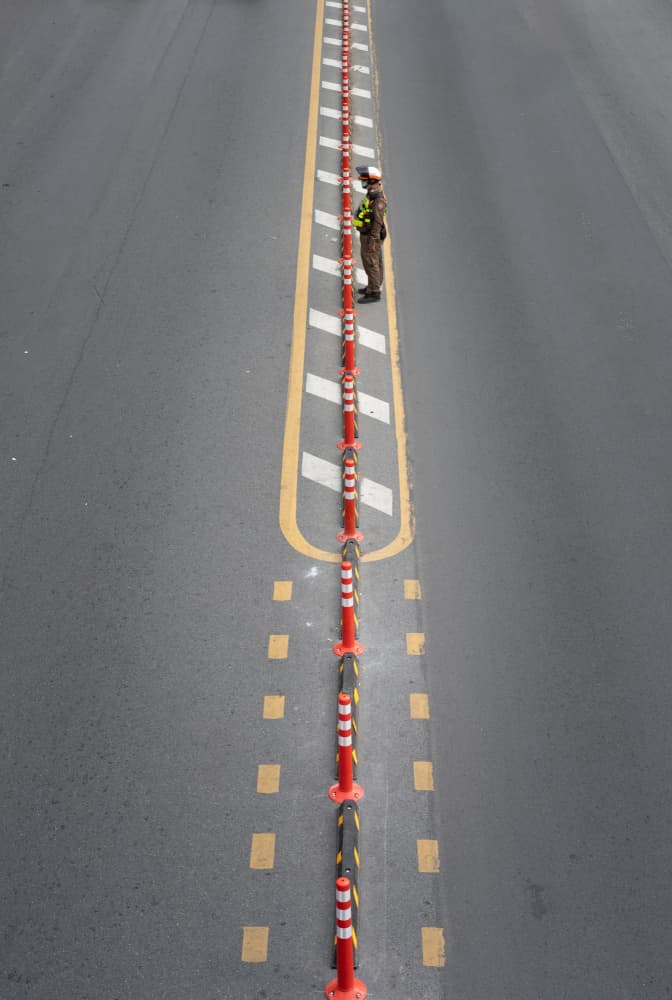 Urban Road Division by Alan Kwang — canvas wall art