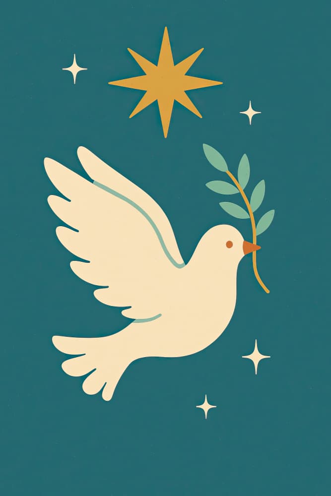 Doveofpeace by Treechild — canvas wall art