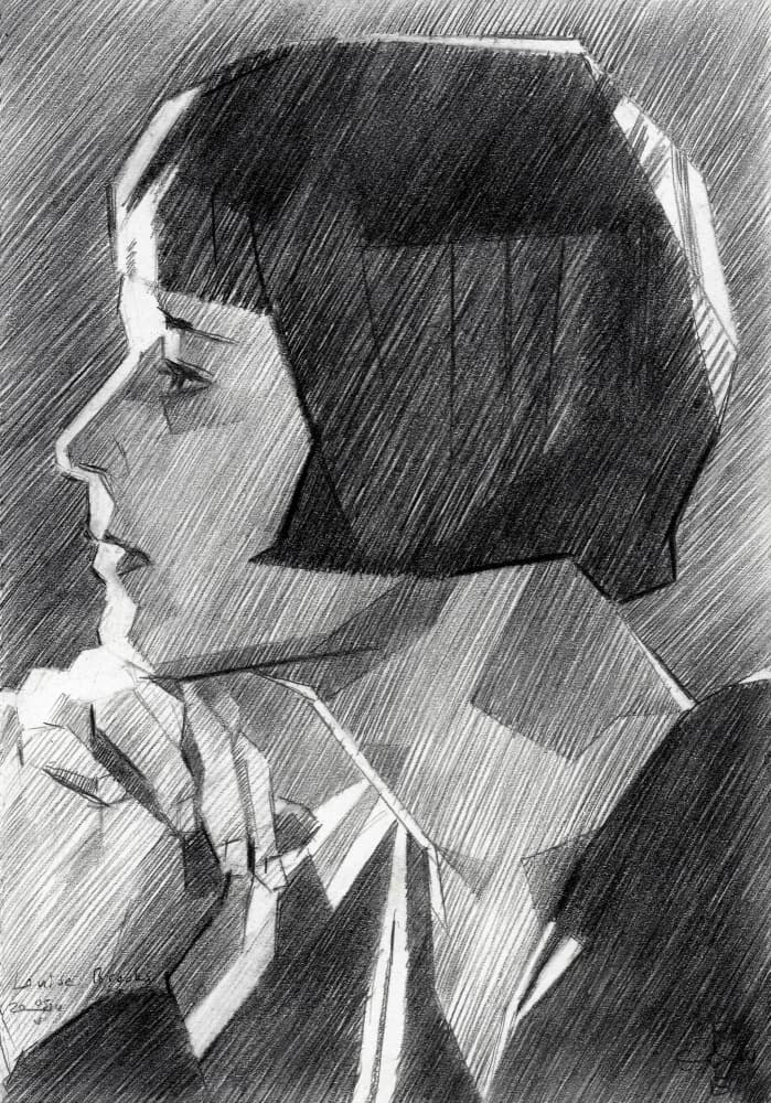 Art Deco Woman Portrait by Corné Akkers — canvas wall art