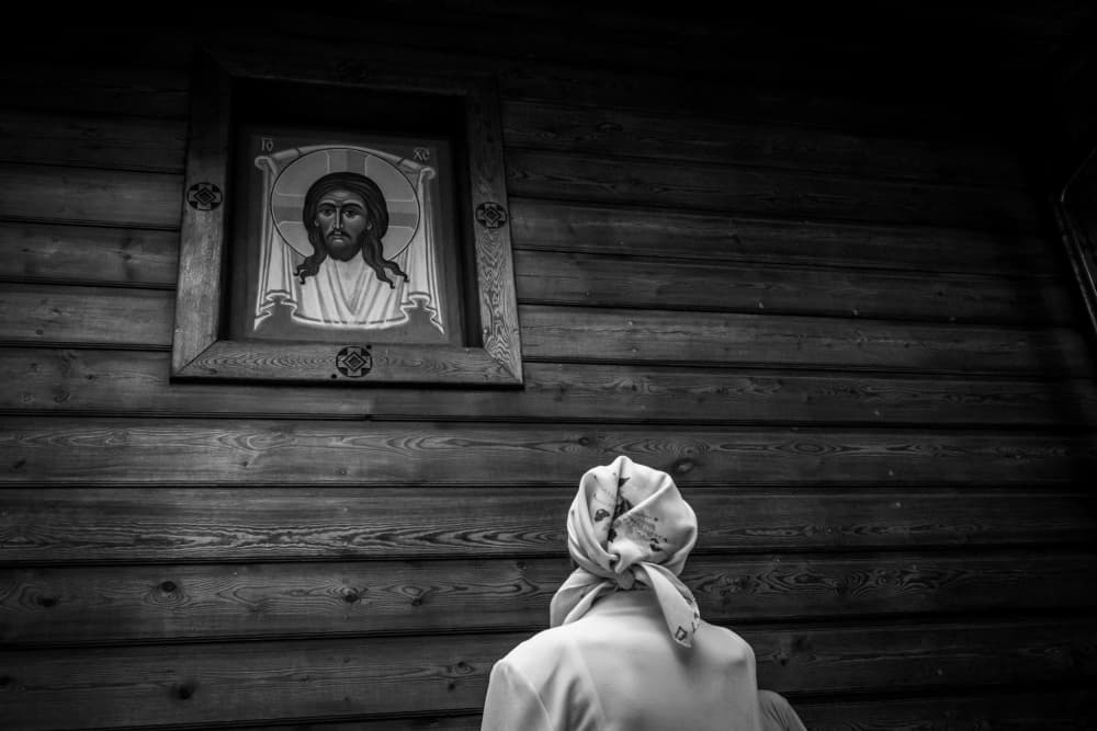 Jesus Icon Devotion by Aneta Mikulska — canvas wall art