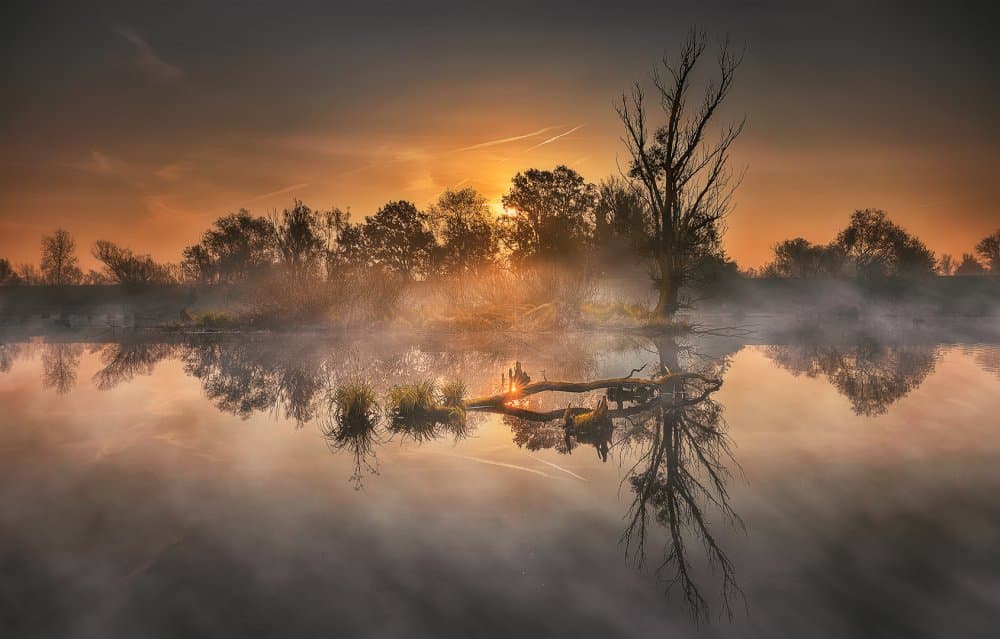 Misty Morning Serenity by Martin Kucera EFIAP AZSF — canvas wall art