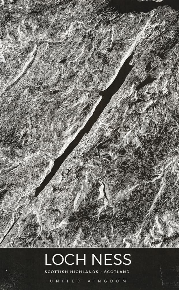 Loch Ness Fissure by Nicholas — canvas wall art