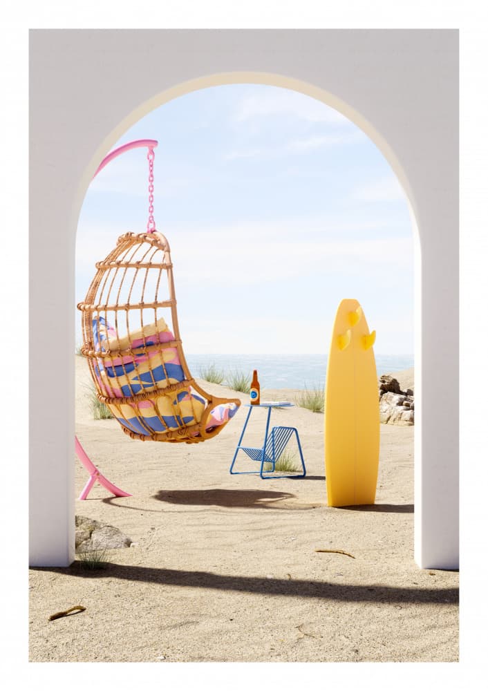 Summer Beach Arch by Brad Healy — canvas wall art