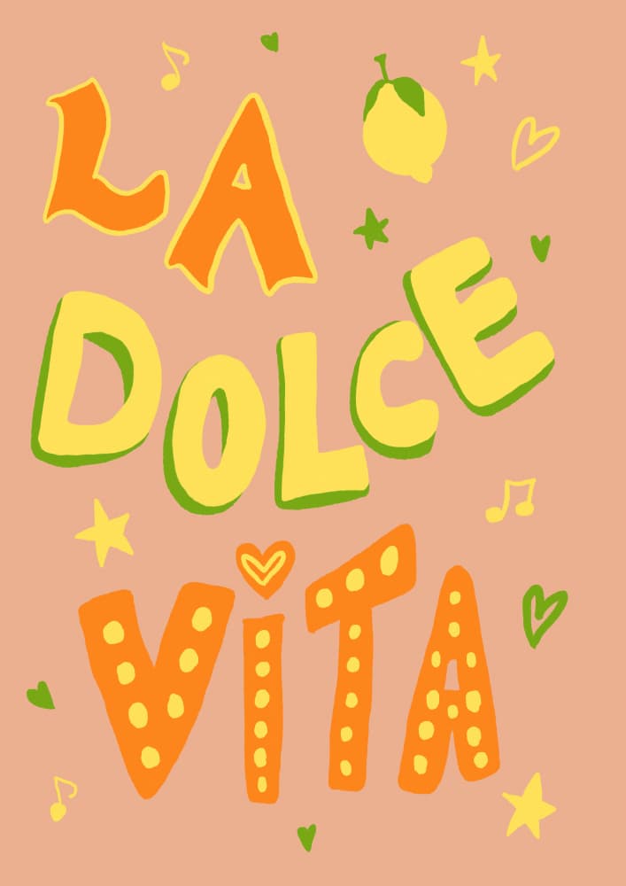 La Dolce Vita Lemon by Studio Dolci — canvas wall art