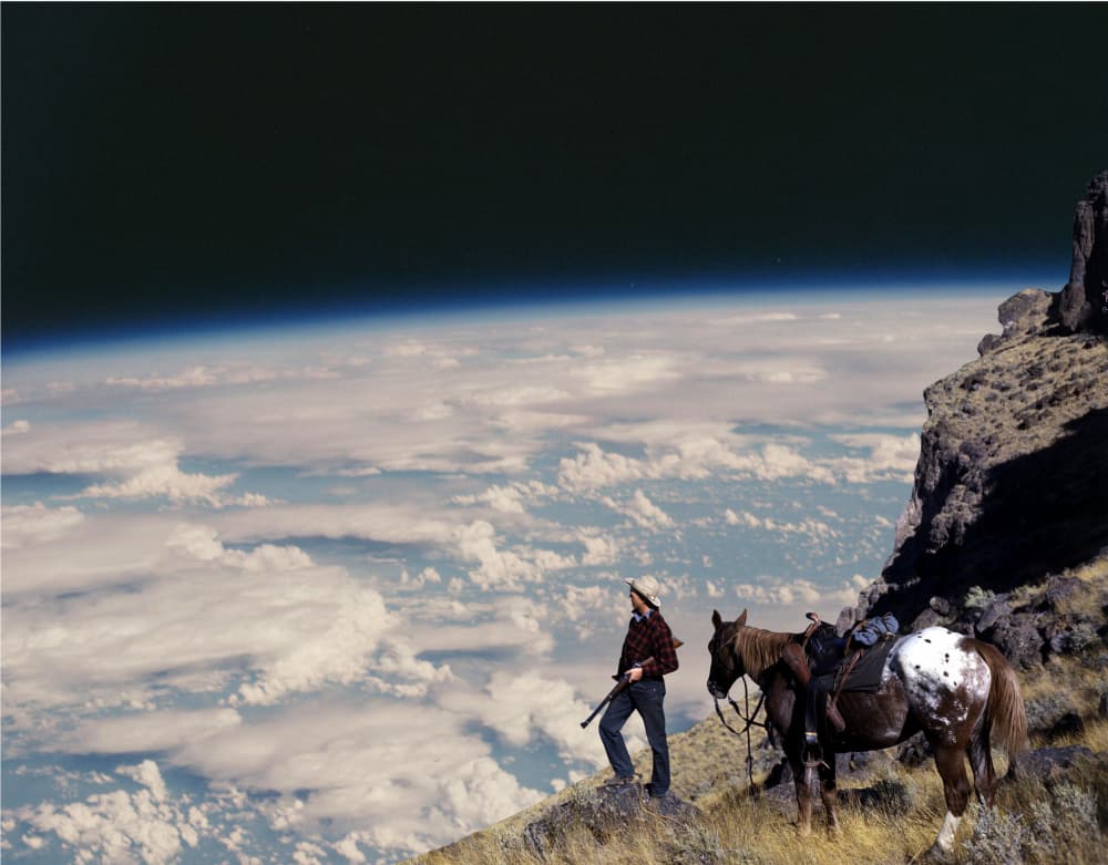 Rider Above the Clouds by Mikhail Siskoff — canvas wall art