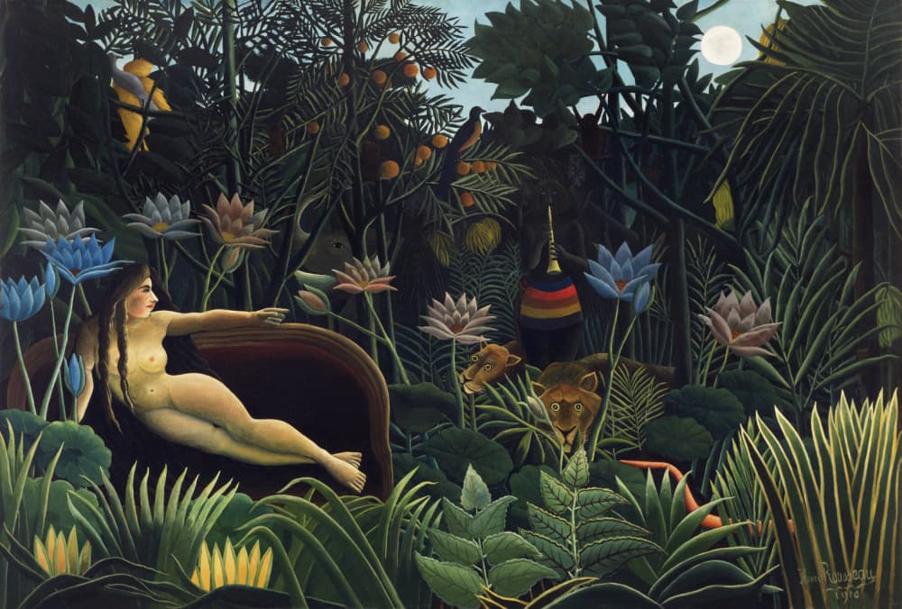 The Dream by Henri Rousseau — canvas wall art