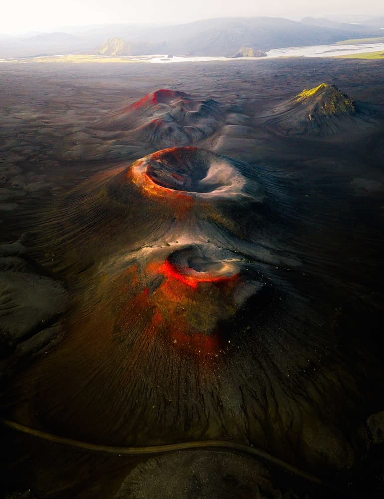 Ethereal Volcanic Craters by Ye Naing Wynn — canvas wall art
