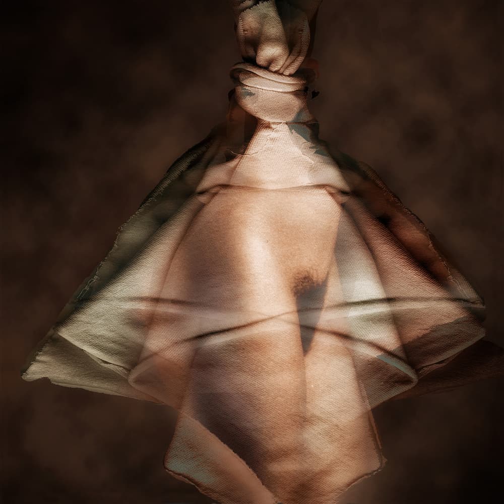 Sensual Draped Form by Jan Donckers — canvas wall art