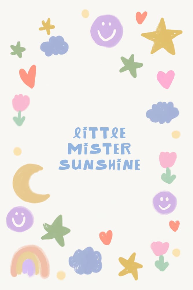 Little Mister Sunshine by Treechild — canvas wall art