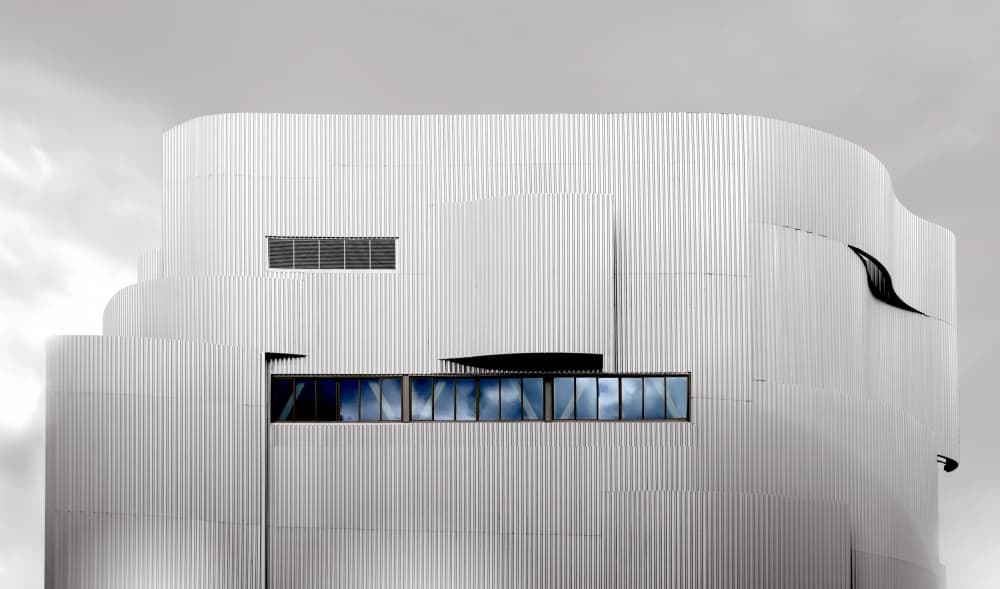 Modern Architectural Curves by Ivan Huang — canvas wall art