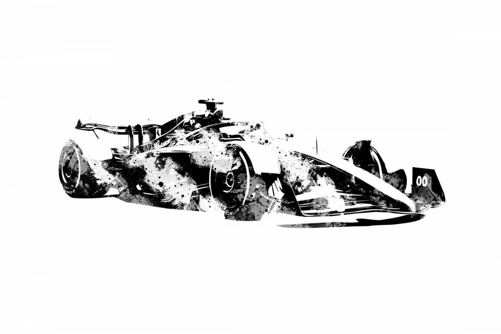 Dynamic Formula Racer by Rafal Kulik — canvas wall art