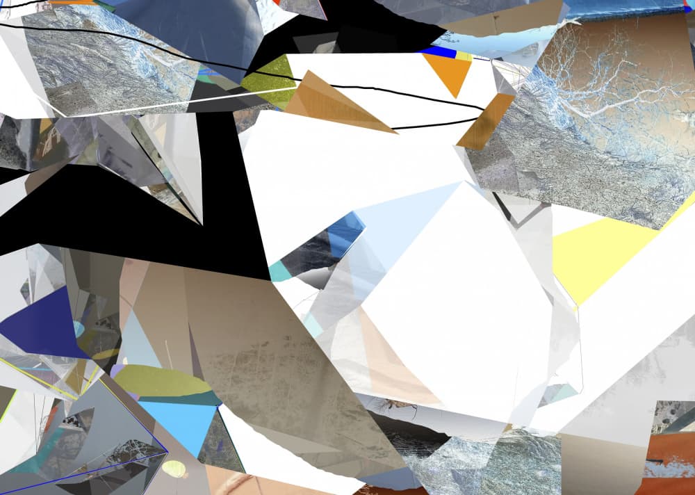 Fragmented Geometric Design by Stefan Fransson — canvas wall art