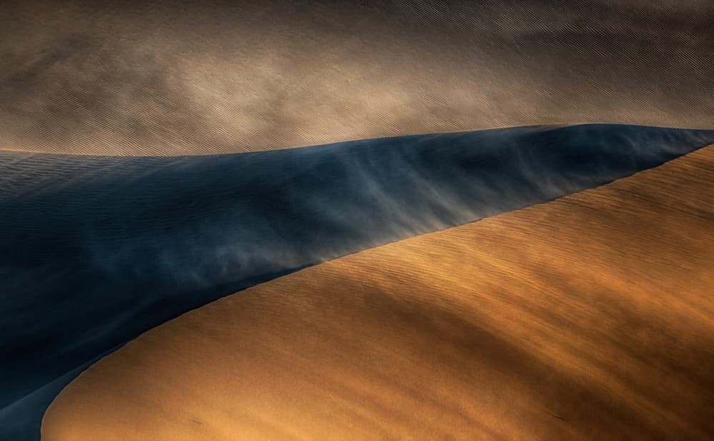 Wind Swept Dunes by Babak Mehrafshar — canvas wall art