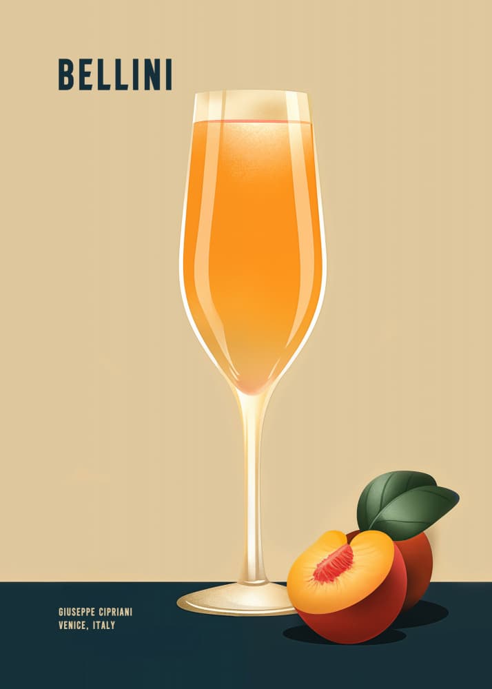 Refreshing Peach Bellini by Andreas Magnusson — canvas wall art