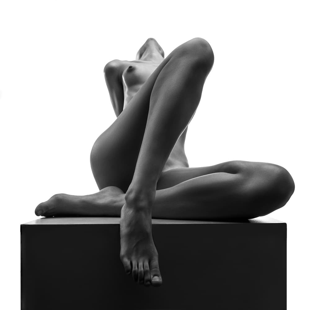 Figure Study In Light by AURIMAS VALEVICIUS — canvas wall art