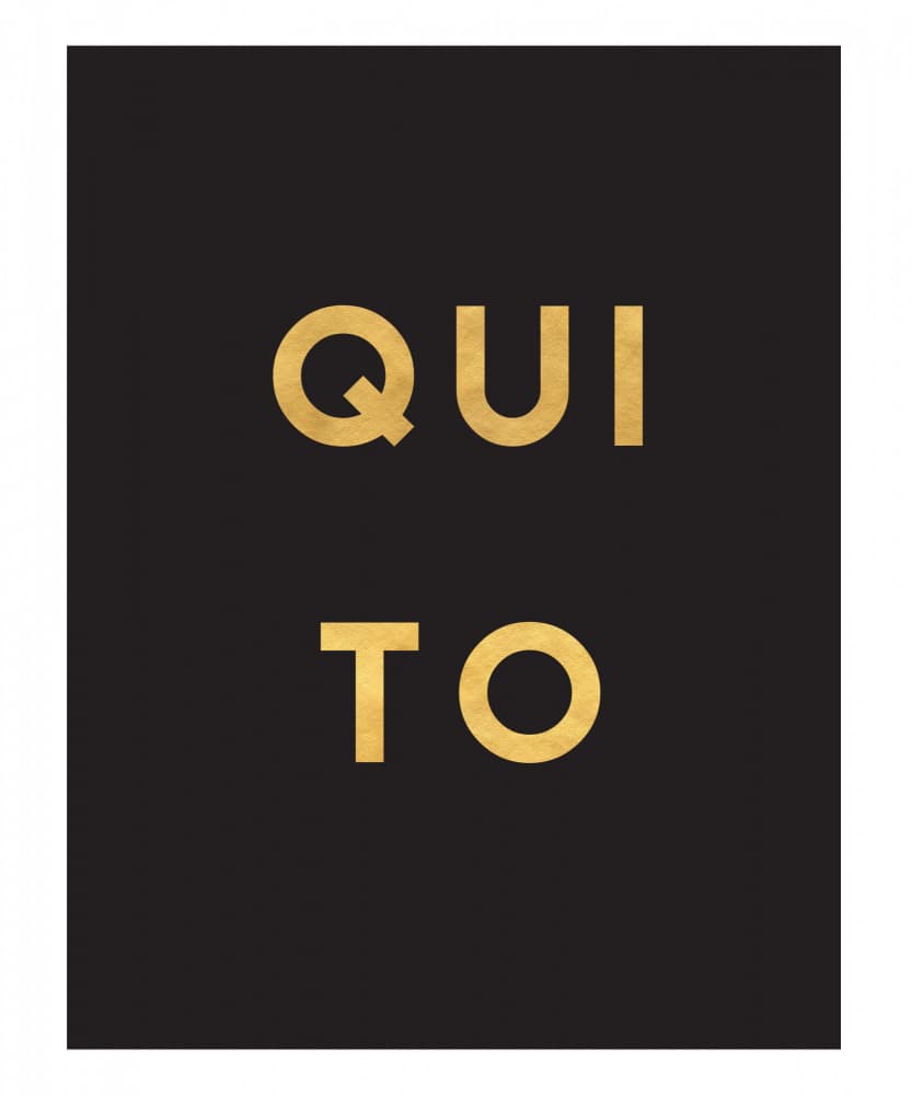 Ecuador Quito Gold by Emiliano Deificus — canvas wall art