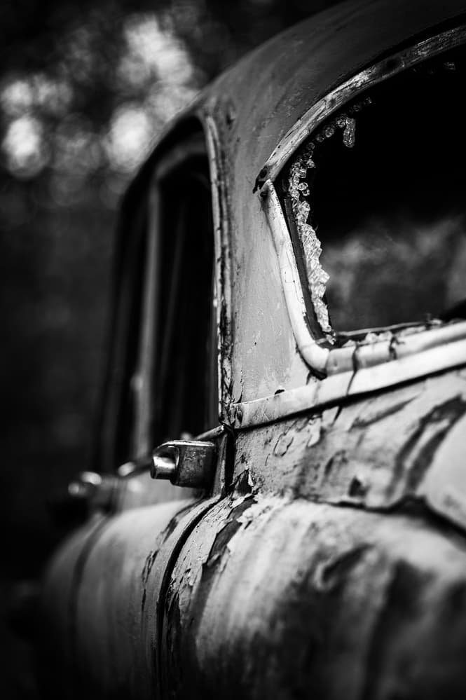 Weathered Classic Car by Benny Pettersson — canvas wall art