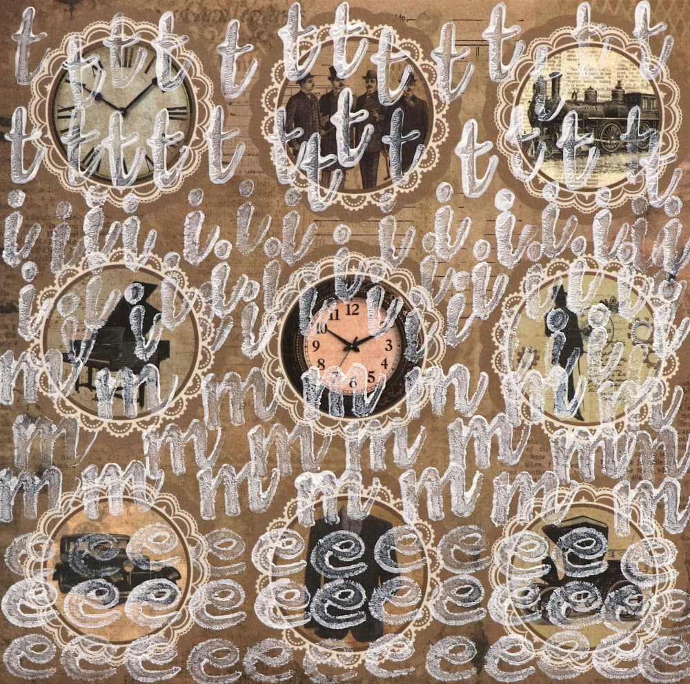 Vintage Time Story by Santhosh ch — canvas wall art