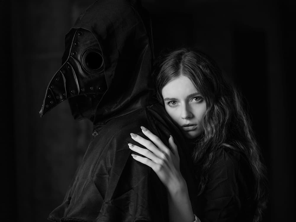 Mysterious Plague Companion by Bingo Z — canvas wall art