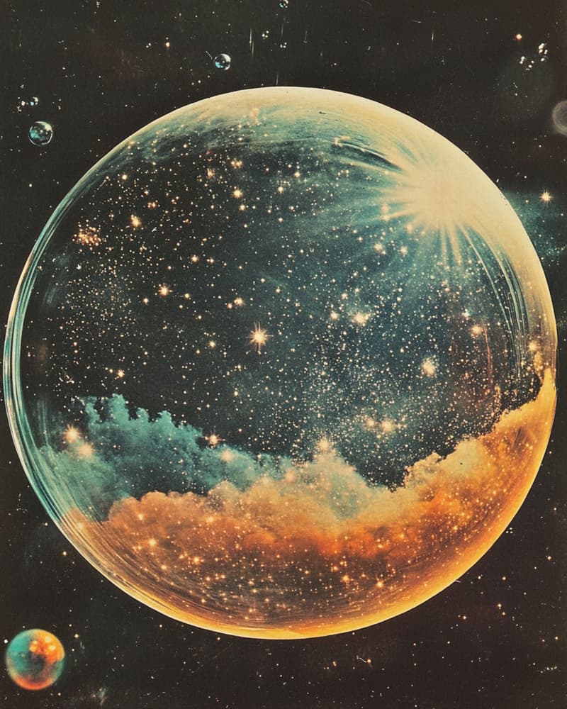 Cosmic Dream Sphere by Samantha Hearn — canvas wall art