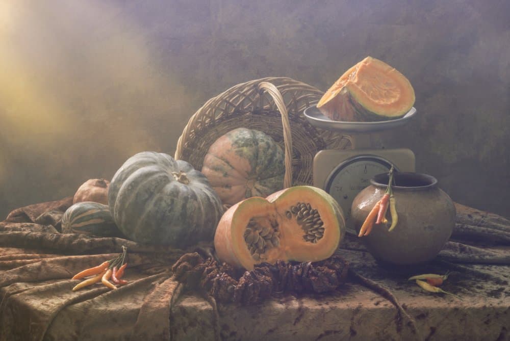 Autumn Harvest Still Life by UstinaGreen — canvas wall art