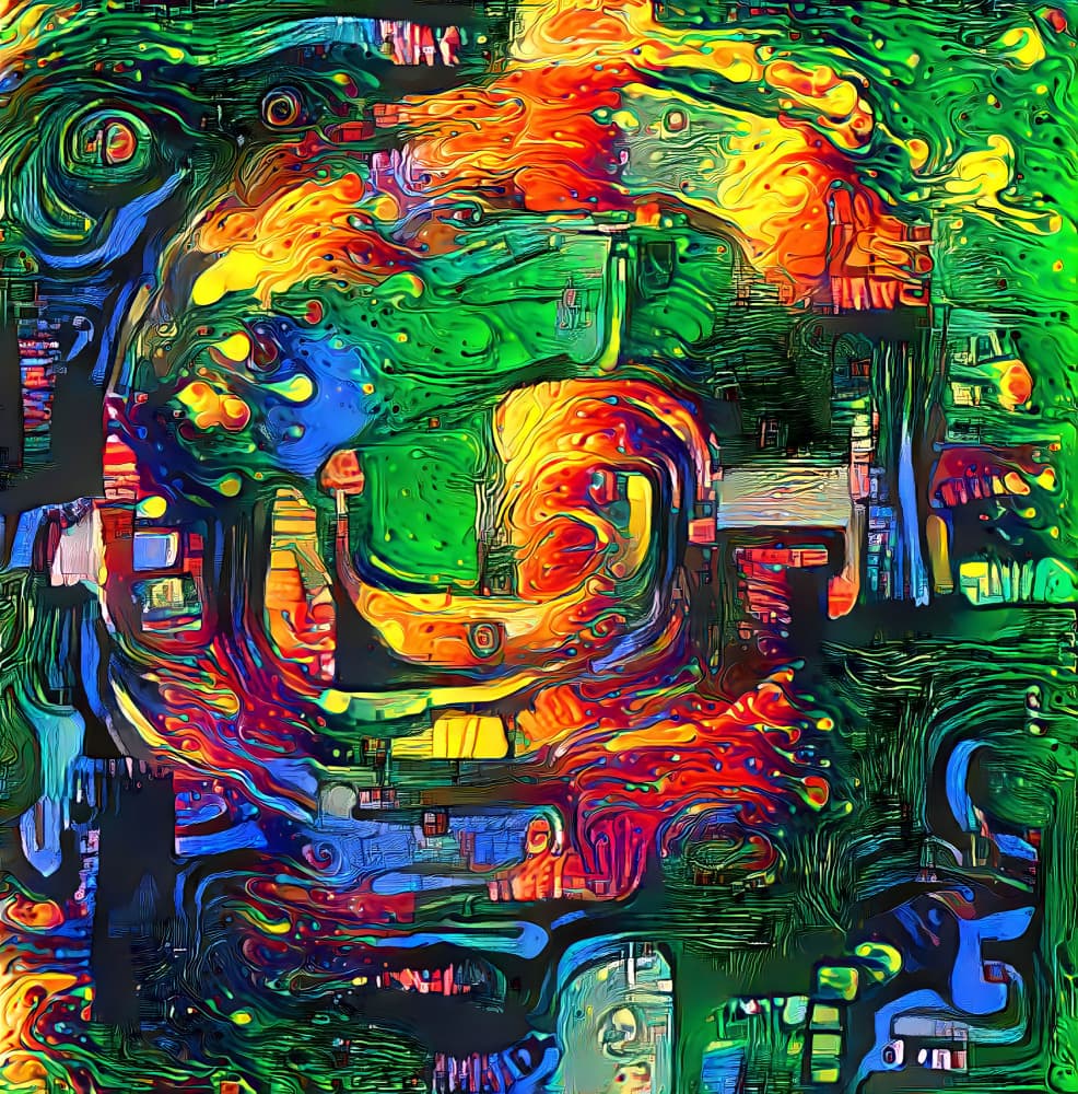 Vibrant Liquid Dream by mnemonixART — canvas wall art