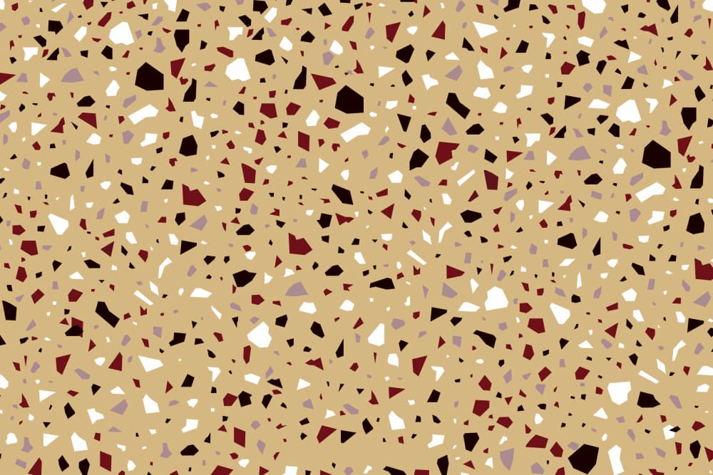 Terrazzo Stone Pattern by Sue Skellern — canvas wall art