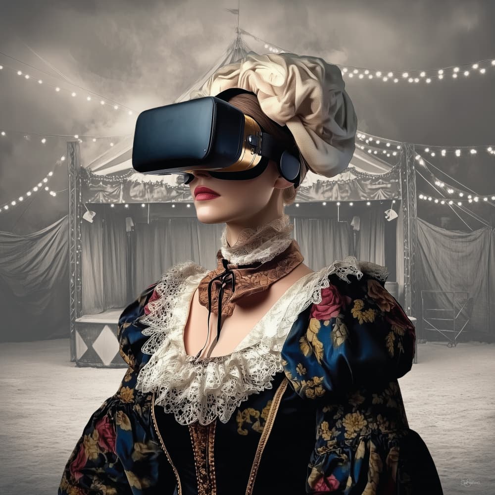 Victorian Virtual Reality by Sue Skellern — canvas wall art