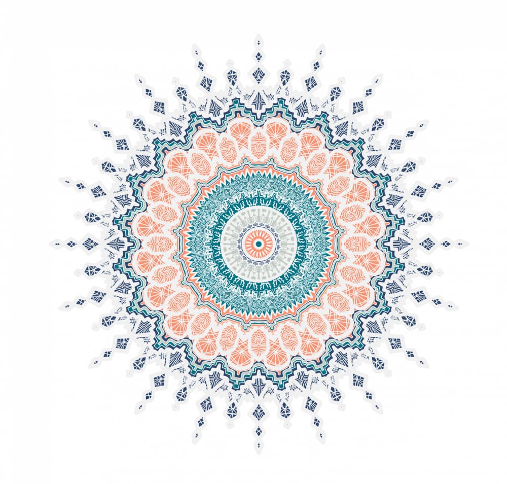 Ornate Geometric Mandala by Marika Barsrsind — canvas wall art