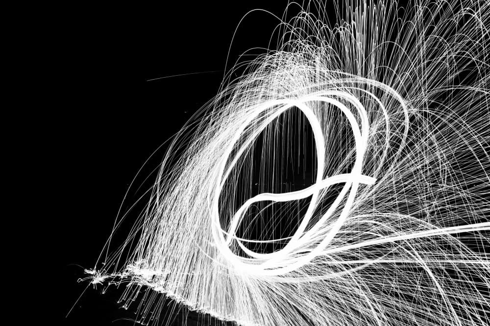 Dynamic Light Swirl by Lynann Colligan — canvas wall art