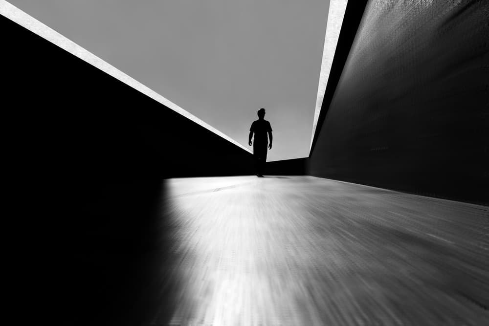 Walking Through Abstract Space by Florentinus Joseph — canvas wall art