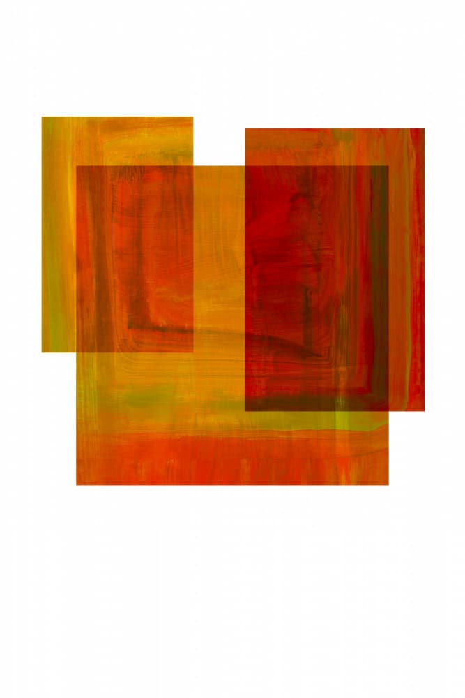 Abstract Warm Layers by cartissi — canvas wall art