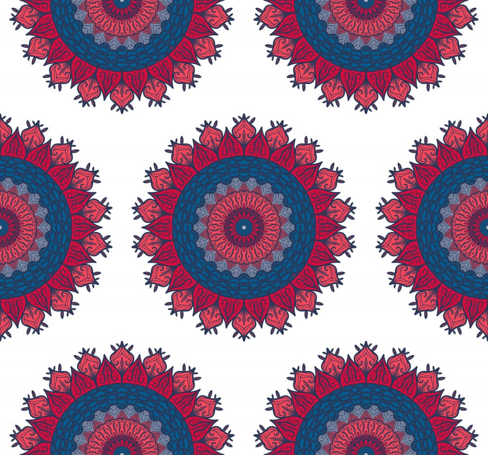Vibrant Boho Mandalas by Marika Barsrsind — canvas wall art