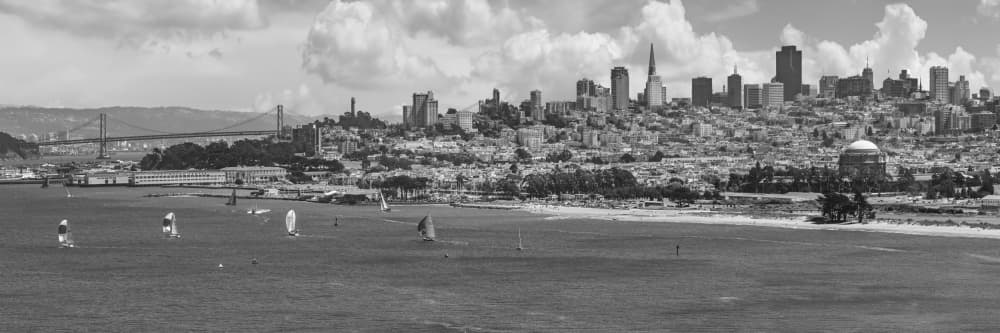 San Francisco Bay View by Melanie Viola — canvas wall art