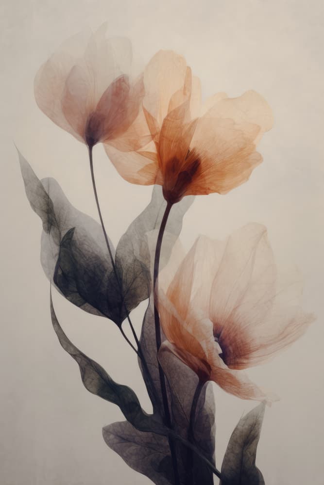 Ethereal Blooms by Treechild — canvas wall art
