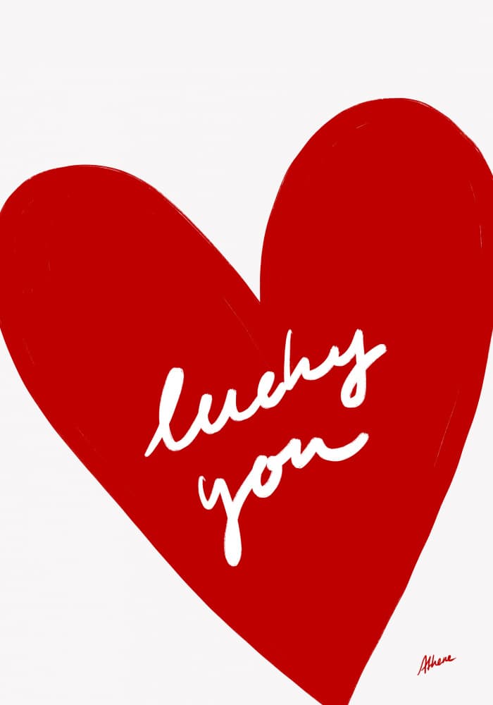 Lucky You by Athene Fritsch — canvas wall art
