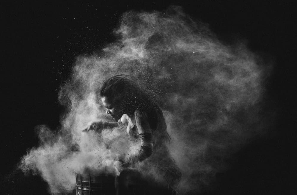 Powder Burst by Sebastian Kisworo — canvas wall art