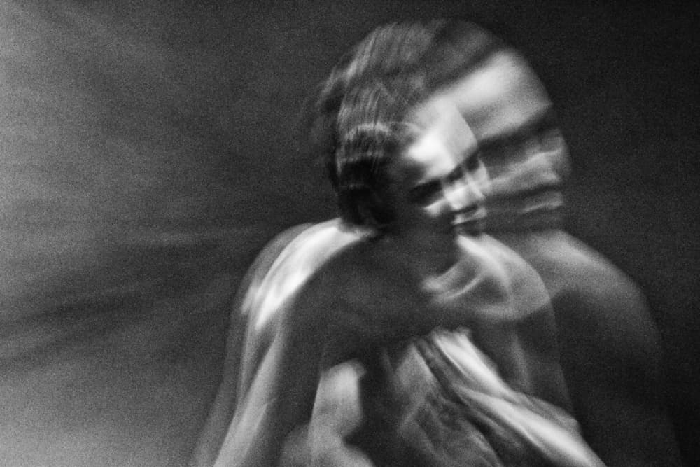Ethereal Figure in Motion by Bogdan Bouşcă — canvas wall art