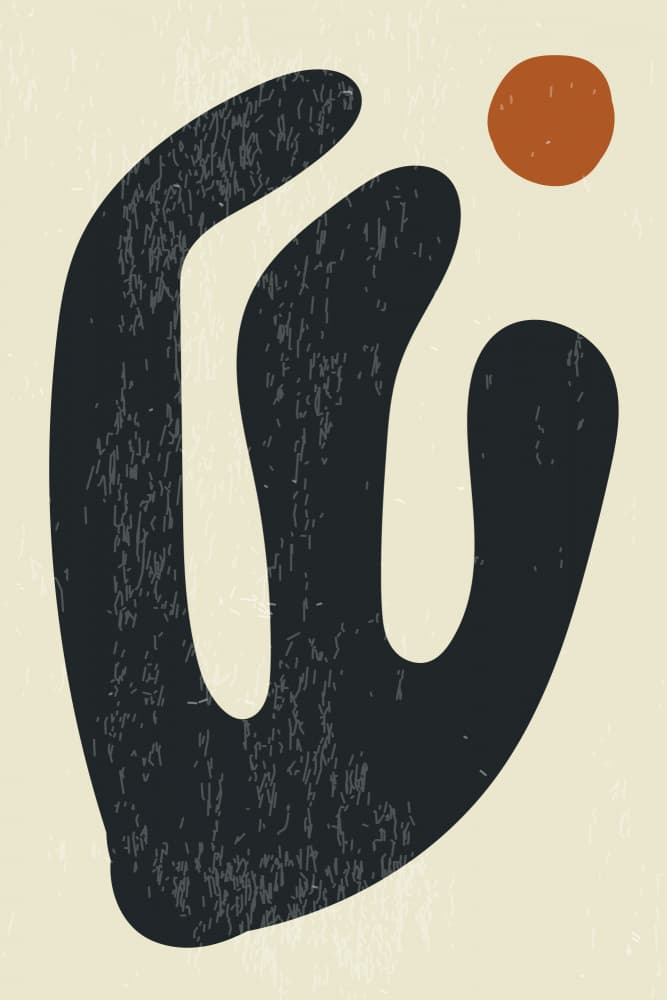 Fluid Earthy Shapes by jay stanley — canvas wall art