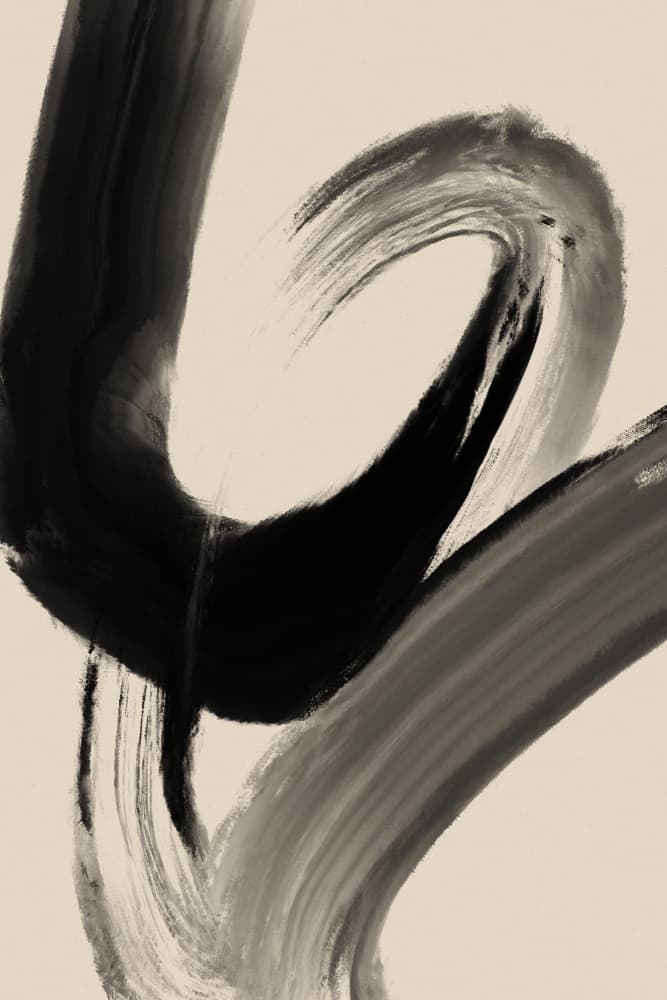 Brushstroke Whirl by Treechild — canvas wall art
