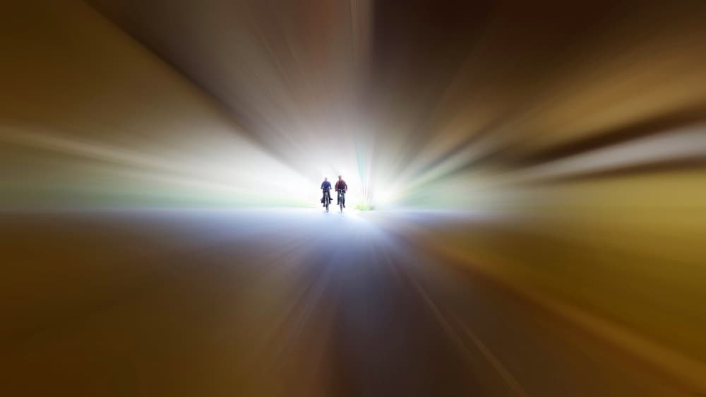 Riders Towards Light by Huib Limberg — canvas wall art