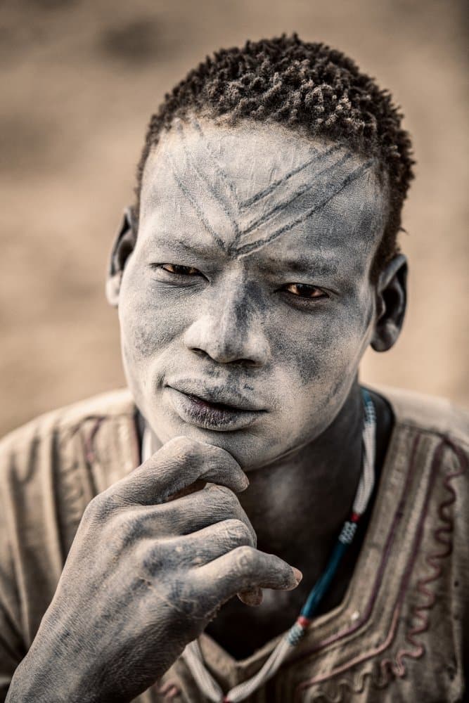 Contemplative African Man by Trevor Cole — canvas wall art